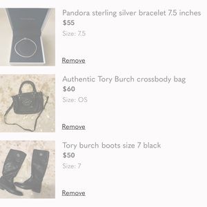 🔹Trade🔹 Tory Burch boots and purse and pandora bracelet